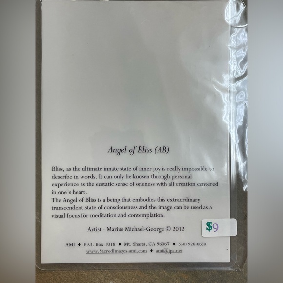 Angel Altar Cards - Laminated New - Picture 5 of 13